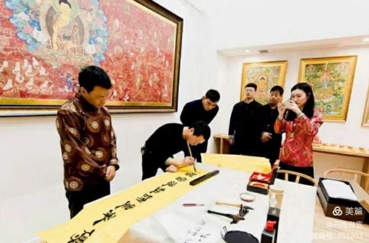 博采萬象貫古通今，筆神墨仙傳承千年——記中國抄經第一人，萬福圖騰創始人江南余良先生(圖37)